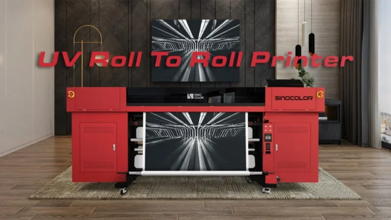 New Arrival SinoColor UR-2000S Roll to Roll UV Printer