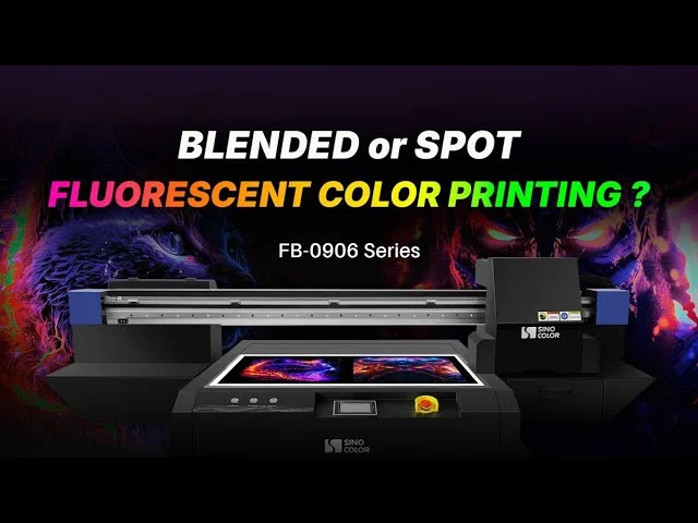 Which is better? Blended or spot UV fluorescent color printing? I SinoColor UV Printing Solution