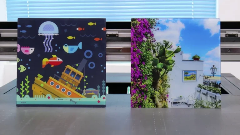 Glass Printing by SinoColor UV Flatbed Printer