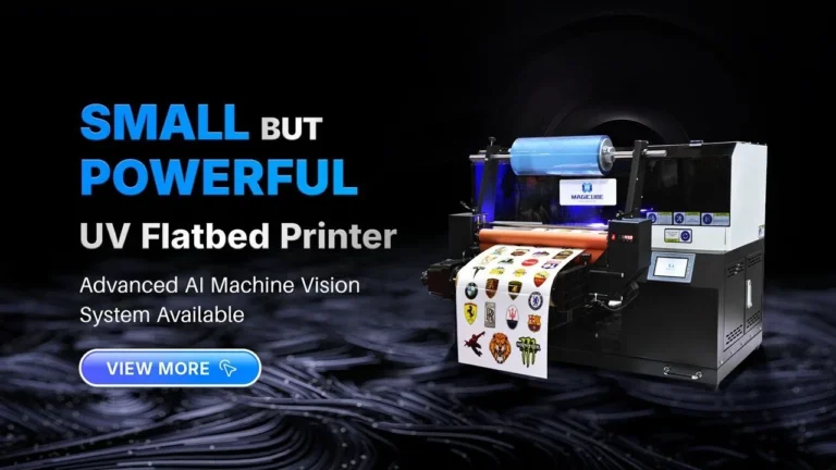 Small but Powerful- SinoColor A3 UV Flatbed Printer UF-300X series I Flatbed &Roll & Rotary Printing