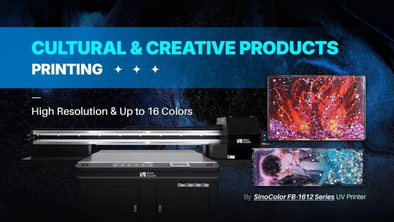 Cultural and creative products Printing By SinoColor FB-1612 Series UV Printer