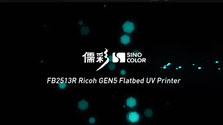 FB2513R Ricoh GEN5 Flatbed UV Printer Working Show