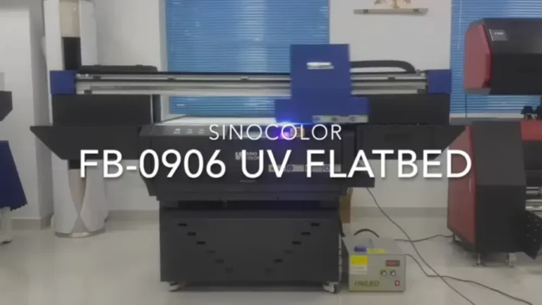 SinoColor FB-0906 Flatbed UV Printer